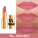 Buy NY Bae Runway Matte Lipstick | Infused With Argan Oil | Moisturising | Long Lasting | Light weight- Peek-A-Boo 9 (4.5 g) - Purplle