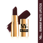 Buy NY Bae Runway Matte Lipstick | Infused With Argan Oil | Purple | Moisturising | Long Lasting | Light weight- Backstage Look 12 (4.5 g) - Purplle