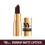 Buy NY Bae Runway Matte Lipstick | Infused With Argan Oil | Purple | Moisturising | Long Lasting | Light weight- Backstage Look 12 (4.5 g) - Purplle