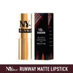 Buy NY Bae Runway Matte Lipstick | Infused With Argan Oil | Purple | Moisturising | Long Lasting | Light weight- Backstage Look 12 (4.5 g) - Purplle