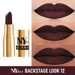 Buy NY Bae Runway Matte Lipstick | Infused With Argan Oil | Purple | Moisturising | Long Lasting | Light weight- Backstage Look 12 (4.5 g) - Purplle