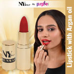 Buy NY Bae Runway Matte Lipstick | Infused With Argan Oil | Red | Moisturising | Long Lasting | Light weight- On Fleek 15 (4.5 g) - Purplle