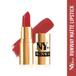 Buy NY Bae Runway Matte Lipstick | Infused With Argan Oil | Red | Moisturising | Long Lasting | Light weight- On Fleek 15 (4.5 g) - Purplle