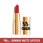 Buy NY Bae Runway Matte Lipstick | Infused With Argan Oil | Red | Moisturising | Long Lasting | Light weight- On Fleek 15 (4.5 g) - Purplle