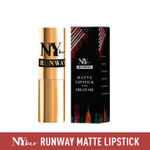 Buy NY Bae Runway Matte Lipstick | Infused With Argan Oil | Red | Moisturising | Long Lasting | Light weight- On Fleek 15 (4.5 g) - Purplle