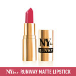Buy NY Bae Runway Matte Lipstick | Infused With Argan Oil | Moisturising | Long Lasting | Light weight- LIT 17 (4.5 g) - Purplle