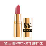 Buy NY Bae Runway Matte Lipstick | Infused With Argan Oil | Moisturising | Long Lasting | Light weight- Rehearsal Look 19 (4.5 gm) - Purplle