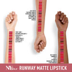 Buy NY Bae Runway Matte Lipstick | Infused With Argan Oil | Moisturising | Long Lasting | Light weight- Rehearsal Look 19 (4.5 gm) - Purplle
