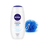 Buy Nivea Creme Soft Shower Cream With Free Loofah (250 ml) - Purplle