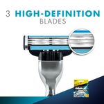Buy Gillette Mach 3 Manual Shaving Razor Blades (Cartridge) 4s Pack - Purplle