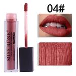 Buy Miss Rose Professional Make Up Long Lasting Matte Lip Gloss (7701-002-04) (3.6 g) - Purplle