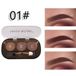 Buy Miss Rose Professional Make Up Eyebrow Powder & Eyebrow Cream (7402-045M1) (6 g) - Purplle