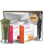Buy Lotus Professional Beauty Regime Kit (CrystalSpa Pedicure & Manicure & Phyto-Rx Face Wash with Free Clutch Bag) - Purplle