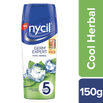 Buy Nycil Cool Herbal with Neem & Pudina, Prickly Heat Powder (150 g) (Free Glucon-D Orange 100gm Worth Rs 41) - Purplle