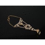 Buy Kord Store Crystal Stone Glittering Ring Bracelet for Women and Girls KSRCB40023 - Purplle