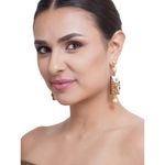 Buy Crunchy Fashion Multicoloured Wooden Drop Earring - Purplle