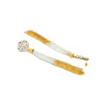 Buy Crunchy Fashion Crystal & Beads Tassel Earrings - Purplle