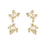 Buy Crunchy Fashion Gold Plated Artistic Necklace Set - Purplle