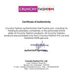 Buy Crunchy Fashion Gold Tone White Rhinestones Nacklace Set - Purplle
