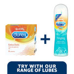 Buy Durex Condoms, Extra Dots- 3s - Purplle