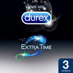 Buy Durex Condoms, Extra Time- 3s - Purplle