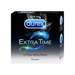 Buy Durex Condoms, Extra Time- 3s - Purplle