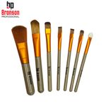 Buy Bronson Professional Makeup Brush Set Of 7 With Storage Box - color may vary - Purplle