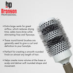 Buy Bronson Professional Ceramic barrel brush - 45mm - Purplle
