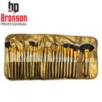 Buy Bronson Professional Makeup Brush Set of 24 brushes with faux leather case - Purplle