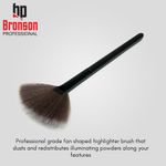 Buy Bronson Professional Fan Brush - Purplle