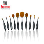 Buy Bronson Professional Makeup brush set 10 pcs (oval shape brush) - Purplle