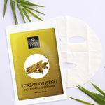 Buy Good Vibes Korean Ginseng Nourishing Sheet Mask | Anti-Ageing, Boosts Collagen, Brightening | No Animal Testing (20 ml) - Purplle