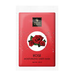 Buy Good Vibes Rose Moisturizing Sheet Mask | Lightweight, Antioxidant, Nourishing | No Animal Testing (20 ml) - Purplle