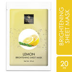 Buy Good Vibes Brightening Sheet Mask - Lemon (20 ml) - Purplle