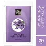 Buy Good Vibes Lavender Hydrating Sheet Mask | Light-weight, Soothing, Brightening, No Animal Testing (20 ml) - Purplle