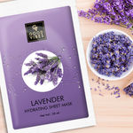 Buy Good Vibes Lavender Hydrating Sheet Mask | Light-weight, Soothing, Brightening, No Animal Testing (20 ml) - Purplle