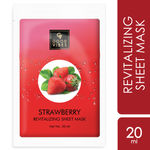 Buy Good Vibes Strawberry Revitalizing Sheet Mask |Anti-Acne, Moisturizing | No Animal Testing (20 ml) - Purplle