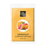 Buy Good Vibes Grapefruit Illuminating Sheet Mask | Brightening, Skin Radiance | No Animal Testing (20 ml) - Purplle