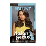 Buy BBLUNT Salon Secret High Shine Creme Hair Colour Dark Brown 3 (100 g) With Shine Tonic (8 ml) - Purplle