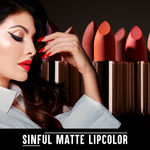 Buy Colorbar Sinful Matte Lipcolor Unspeakable (3.5 g) - Purplle