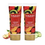 Buy Vaadi Herbals Refreshing Fruit Pack With Apple, Lemon & Cucumber Value Pack of 2 (120 g x 2) - Purplle
