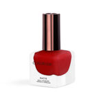 Buy Colorbar Matte Nail Lacquer Haute Red (12 ml) - Purplle