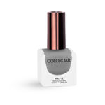 Buy Colorbar Matte Nail Lacquer Grey Goose (12 ml) - Purplle