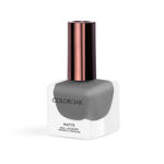Buy Colorbar Matte Nail Lacquer Grey Goose (12 ml) - Purplle