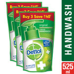 Buy Dettol Germ Protection Handwash Refill, Original (175 ml) (Pack of 3) - Purplle