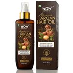 Buy WOW Skin Science Cold Pressed Moroccan Argan Hair Oil For Dry/Coarse/Frizzy Hair - No Mineral Oil & Silicones, 200 ml - Purplle