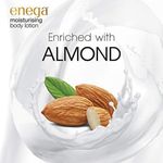 Buy Enega Moisturising Body Lotion - Almond essentials (For Dry Skin)(300 ml) - Purplle