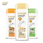 Buy Enega Moisturising Body Lotion - Almond essentials (For Dry Skin)(300 ml) - Purplle