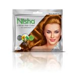 Buy Nisha creme Permanent hair color with sunflower avocado oil & henna extracts 100% grey coverage ultra-soft deep shine HONEY BLONDE 7.3(20 ml +20 g) - Purplle
