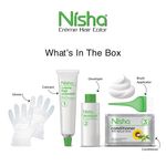Buy Nisha Cream Permanent hair color superior quality with sunflower & avocado oil NO AMMONIA Cream FORMULA Rich, bright, long lasting & smooth care for your precious hair! (60 GM + 60 ML + 18 ML) COPPER RED 5.64 - Purplle